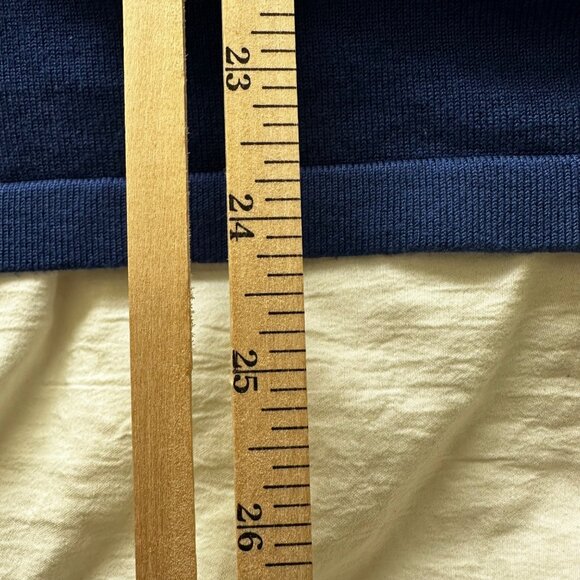 Susan Graver Women's Cold Shoulder Knit Top Size 2X Blue Keyhole Neckline - Picture 8 of 10